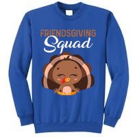 Thanksgiving Day Party Friendsgiving Squad Meditation Turkey Meaningful Gift Tall Sweatshirt