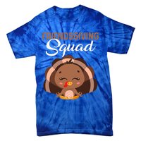 Thanksgiving Day Party Friendsgiving Squad Meditation Turkey Meaningful Gift Tie-Dye T-Shirt