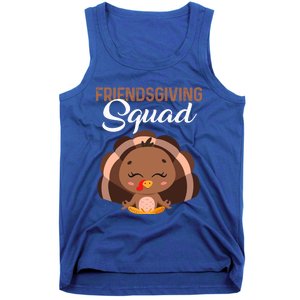 Thanksgiving Day Party Friendsgiving Squad Meditation Turkey Meaningful Gift Tank Top