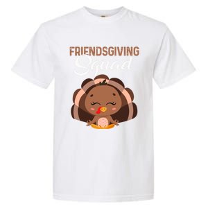 Thanksgiving Day Party Friendsgiving Squad Meditation Turkey Meaningful Gift Garment-Dyed Heavyweight T-Shirt