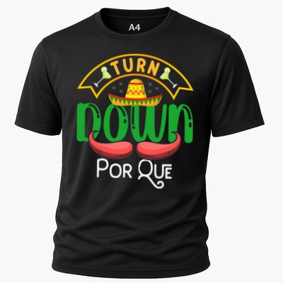 Turn Down Porque Funny Taco Music Pun Cinco De Mayo Performance Shirt