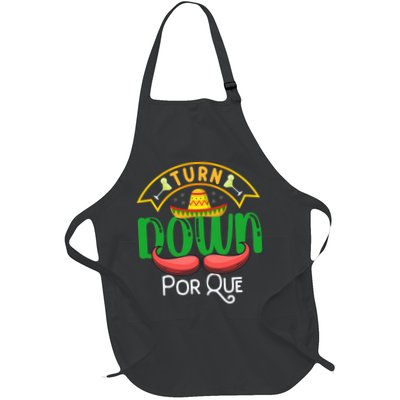 Turn Down Porque Funny Taco Music Pun Cinco De Mayo Apron
