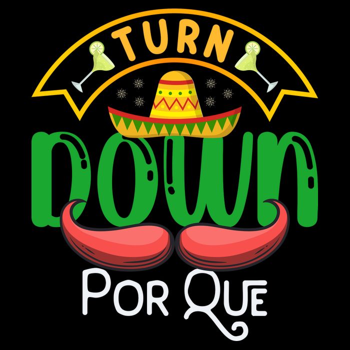 Turn Down Porque Funny Taco Music Pun Cinco De Mayo 16 in Basic Backpack