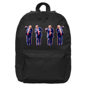 Trump Dance Pro Trump 2024 Trump President Maga 45 47 16 in Basic Backpack