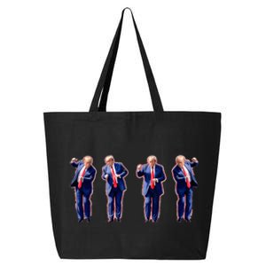 Trump Dance Pro Trump 2024 Trump President Maga 45 47 25L Jumbo Tote