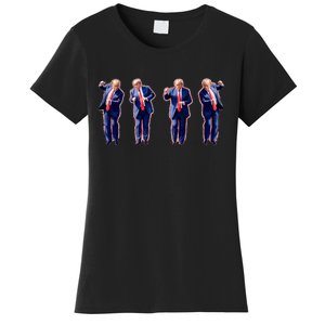 Trump Dance Pro Trump 2024 Trump President Maga 45 47 Women's T-Shirt