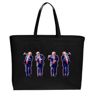 Trump Dance Pro Trump 2024 Trump President Maga 45 47 Cotton Canvas Jumbo Tote