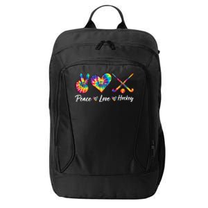 Tie Dye Peace Love Hockey Sports Team Game Player Gift City Backpack