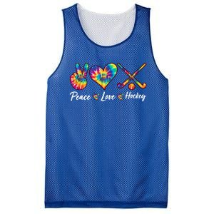 Tie Dye Peace Love Hockey Sports Team Game Player Gift Mesh Reversible Basketball Jersey Tank