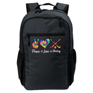 Tie Dye Peace Love Hockey Sports Team Game Player Gift Daily Commute Backpack