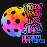 Tie Dye Pickleball Player Paddleball Lover Dink Funny Ladies PosiCharge Tri-Blend Wicking Tank