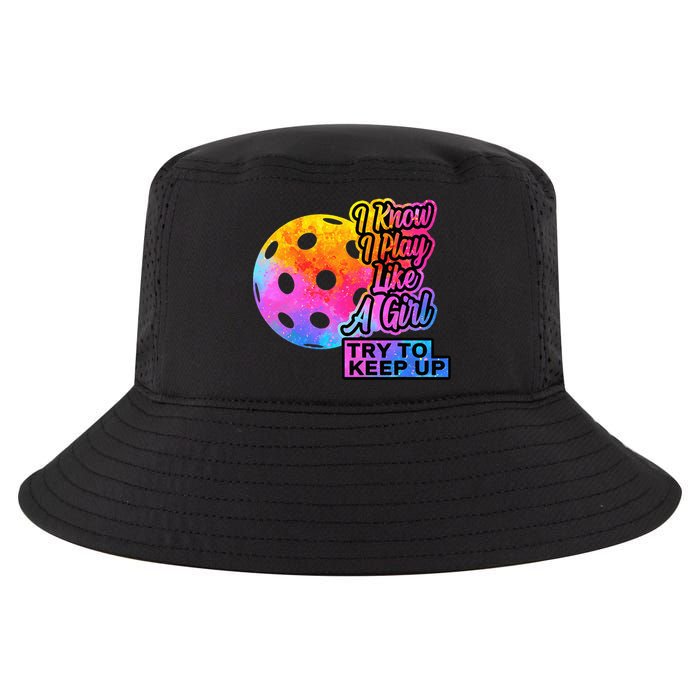 Tie Dye Pickleball Player Paddleball Lover Dink Funny Cool Comfort Performance Bucket Hat