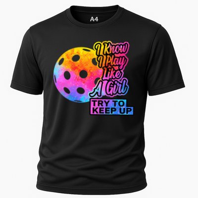Tie Dye Pickleball Player Paddleball Lover Dink Funny Performance Shirt