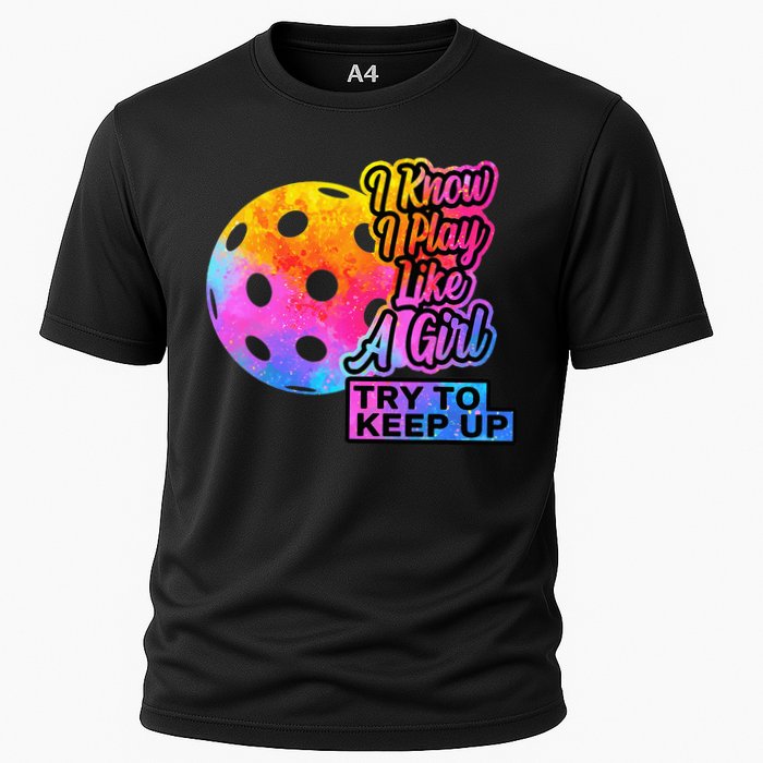 Tie Dye Pickleball Player Paddleball Lover Dink Funny Performance Shirt