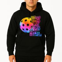 Tie Dye Pickleball Player Paddleball Lover Dink Funny Hoodie