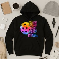 Tie Dye Pickleball Player Paddleball Lover Dink Funny Hoodie