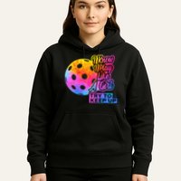 Tie Dye Pickleball Player Paddleball Lover Dink Funny Hoodie