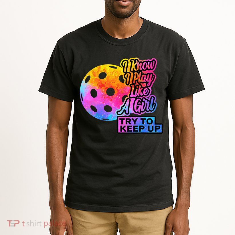 Tie Dye Pickleball Player Paddleball Lover Dink Funny Tall T-Shirt