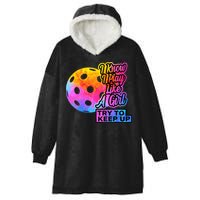 Tie Dye Pickleball Player Paddleball Lover Dink Funny Hooded Wearable Blanket