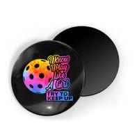 Tie Dye Pickleball Player Paddleball Lover Dink Funny Magnet