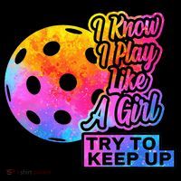 Tie Dye Pickleball Player Paddleball Lover Dink Funny Poster