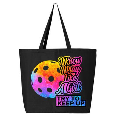 Tie Dye Pickleball Player Paddleball Lover Dink Funny 25L Jumbo Tote