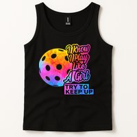 Tie Dye Pickleball Player Paddleball Lover Dink Funny Tank Top