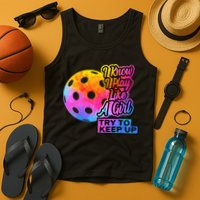 Tie Dye Pickleball Player Paddleball Lover Dink Funny Tank Top