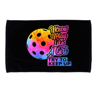 Tie Dye Pickleball Player Paddleball Lover Dink Funny Microfiber Hand Towel