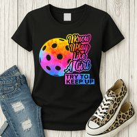 Tie Dye Pickleball Player Paddleball Lover Dink Funny Womens T-Shirt