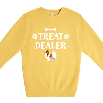 Treat Dealer Papillon Dog Trainer Premium Crewneck Sweatshirt