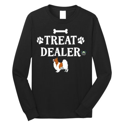 Treat Dealer Papillon Dog Trainer Long Sleeve Shirt