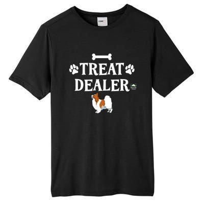 Treat Dealer Papillon Dog Trainer Tall Fusion ChromaSoft Performance T-Shirt