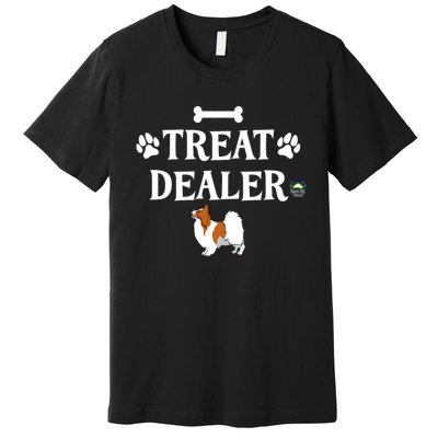 Treat Dealer Papillon Dog Trainer Premium T-Shirt