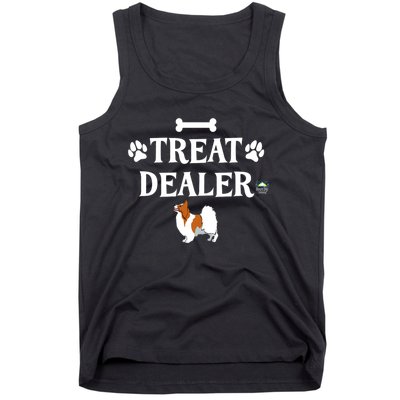 Treat Dealer Papillon Dog Trainer Tank Top