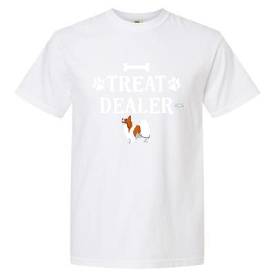 Treat Dealer Papillon Dog Trainer Garment-Dyed Heavyweight T-Shirt