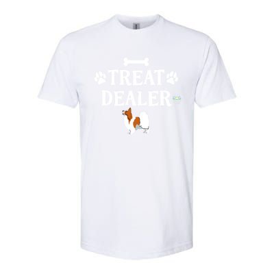 Treat Dealer Papillon Dog Trainer Softstyle CVC T-Shirt