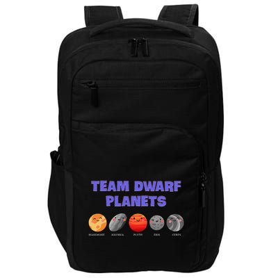Team Dwarf Planets Pluto Funny Astronomy Science Impact Tech Backpack