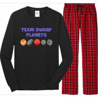 Team Dwarf Planets Pluto Funny Astronomy Science Long Sleeve Pajama Set