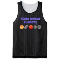 Team Dwarf Planets Pluto Funny Astronomy Science Mesh Reversible Basketball Jersey Tank