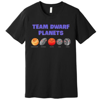 Team Dwarf Planets Pluto Funny Astronomy Science Premium T-Shirt