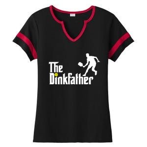 The Dinkfather Pickleball Fathers Day Gift Ladies Halftime Notch Neck Tee