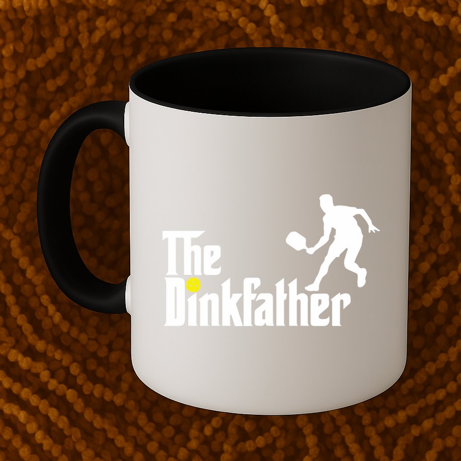 The Dinkfather Pickleball Fathers Day Gift Mug