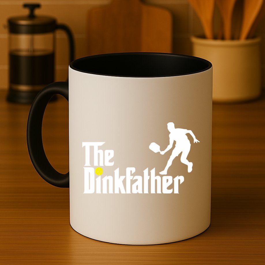 The Dinkfather Pickleball Fathers Day Gift Mug