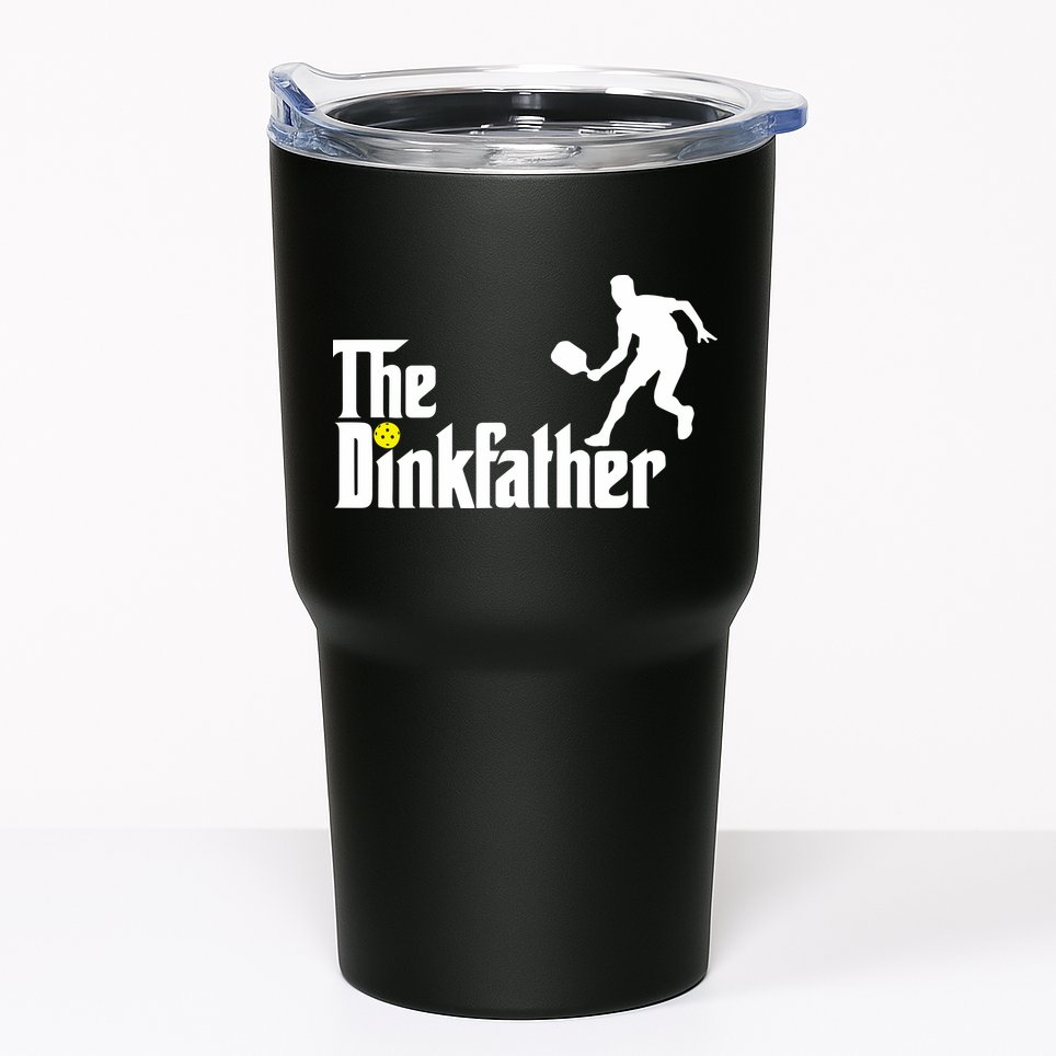The Dinkfather Pickleball Fathers Day Gift Tumbler