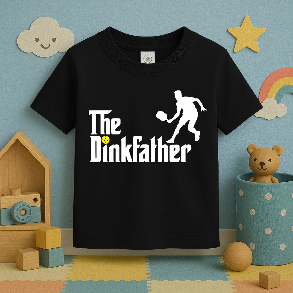 The Dinkfather Pickleball Fathers Day Gift Toddler T-Shirt