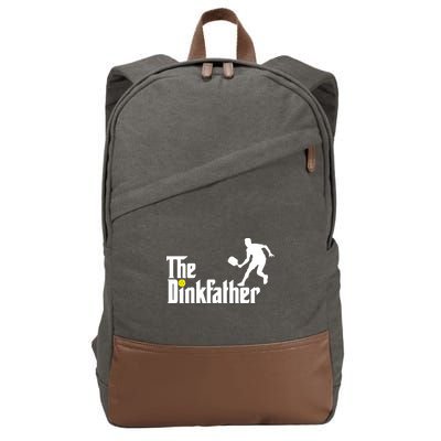 The Dinkfather Pickleball Fathers Day Gift Cotton Canvas Backpack