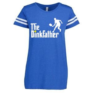 The Dinkfather Pickleball Fathers Day Gift Enza Ladies Jersey Football T-Shirt