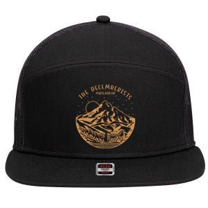 The Decemberists Portland 7 Panel Mesh Trucker Snapback Hat