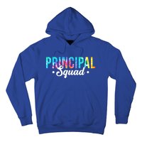 Tie Dye Principal Squad Admin Team Happy First Day Of School Gift Hoodie